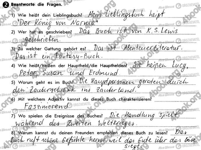 ГДЗ Німецька мова 10 клас сторінка Стр51 Впр2